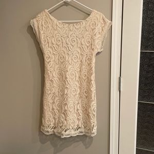 Vintage Fire Los Angeles size M lace overlay low back dress